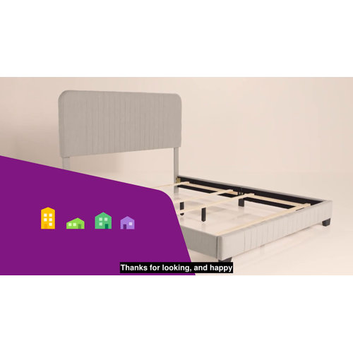 Mercury Row® Delp Upholstered Bed & Reviews Wayfair